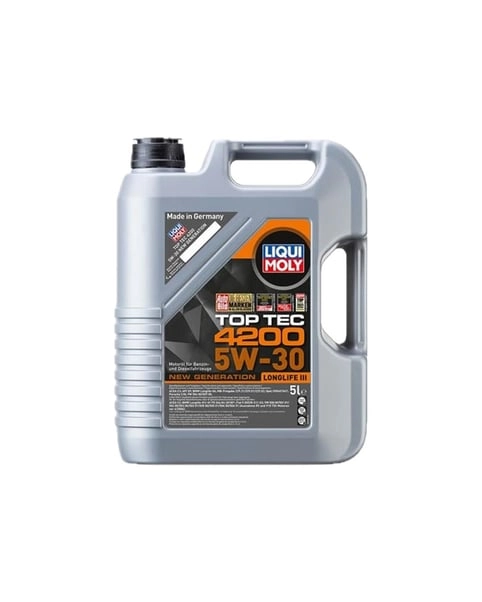 LIQUI MOLY 5W30 Motor Yağı Tam Sentetik TOP TEC 4200 5 Litre